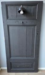 Brocante deur zwart sier met lamp, Antiek en Kunst, Curiosa en Brocante, Ophalen