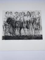 Ets Claudia Berg   “Der Laufsteg    Zu Volker  Braun  2005, Antiek en Kunst, Ophalen