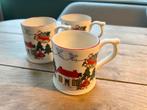 Mason’s Christmas Village 1983:  3x chocolademokken ., Ophalen of Verzenden, Zo goed als nieuw, Wedgwood, Kop(pen) en/of Schotel(s)