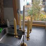 Koperen Kandelaar met Kaarsen - Perfecte Staat!, Ophalen of Verzenden