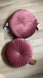 Roze Ronde Kussens - Set van 2 Jysk, Huis en Inrichting, Ophalen of Verzenden, Nieuw, Roze, Rond