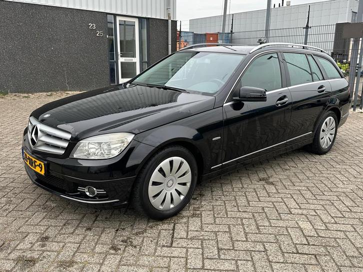 Mercedes-Benz C-klasse Estate 180 K Avantgarde 2009 Zwart, Auto's, Mercedes-Benz, Bedrijf, Te koop, C-Klasse, ABS, Airbags, Airconditioning