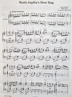 Scot Joplin. 8 Ragtimes. Accordeon. Nieuwstaat ongebruikt., Muziek en Instrumenten, Bladmuziek, Ophalen of Verzenden, Zo goed als nieuw