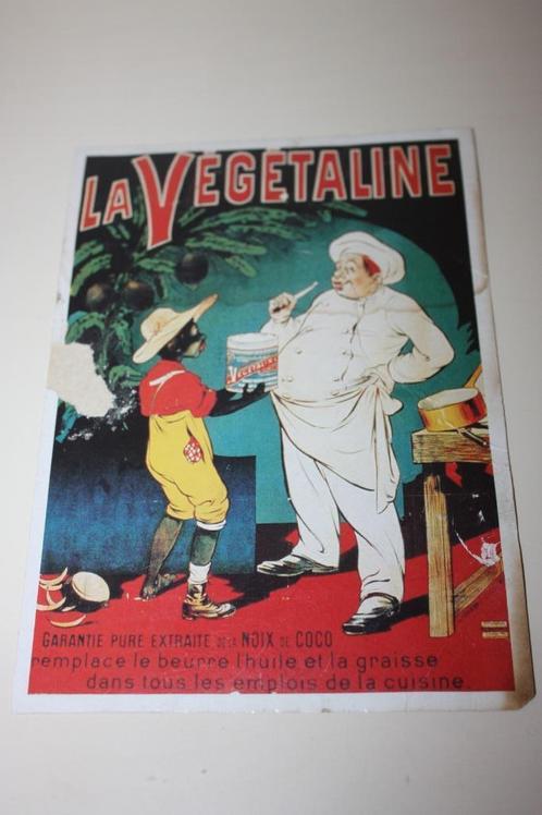 La Vegetaline kaart (beschadigd), Antiek en Kunst, Curiosa en Brocante, Ophalen of Verzenden