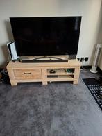 Massief teak houte tv meubel., Ophalen of Verzenden, Zo goed als nieuw