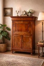 Antieke notenhouten secretaire / kast – Louis XV stijl, Ophalen