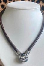 Ying Yang halsketting met verwisselbare hanger(s), Sieraden, Tassen en Uiterlijk, Ophalen of Verzenden, Nieuw, Zilver