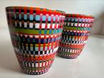 2 Iittala Origo Mix Bekers 10- jarig Jubileum A. Häberli, Ophalen of Verzenden, Zo goed als nieuw, Porselein, Kop(pen) en/of Schotel(s)