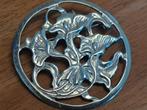 Vintage art deco zilveren broche, 4 tot 7 cm, Ophalen of Verzenden, Zo goed als nieuw, Nvt