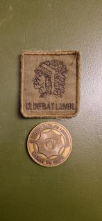 12 infbat luchtmobiele brigade, Ophalen of Verzenden, Landmacht, Nederland, Embleem of Badge