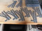 GROTE BAK LEGO TE KOOP TREIN BAAN TREINEN EN LOSSE BLOKKEN, Ophalen, Zo goed als nieuw, Losse stenen, Lego