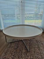 Salontafel wit rond, Ophalen, Gebruikt, 50 tot 100 cm, Rond