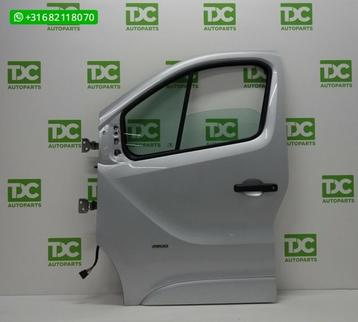 Renault Trafic ('14-'18) Voorportier links zilvergrijs beschikbaar voor biedingen