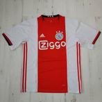 Ajax thuisshirt L geborduurde logo Ziggo Adidas rood wit, Maat L, Ophalen of Verzenden, Zo goed als nieuw, Shirt