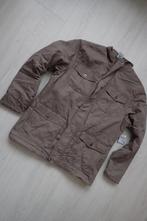 Gevoerde beige/taupe jas van merk Canda, maat 56, Ophalen, Beige, Canda, Maat 56/58 (XL)