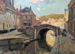 BEN VIEGERS | De Vischbrug in Woerden, Antiek en Kunst, Kunst | Schilderijen | Klassiek, Ophalen