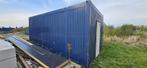 Bouwkeet 6x3m blauw, Ophalen, Gebruikt