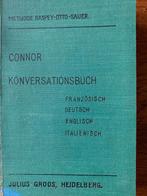 Konversationsbuch" James Connor Frans/Duits/Engels/Italiaans, Ophalen of Verzenden