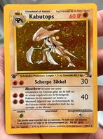 Kabutops Fossil 1st Edition, Hobby en Vrije tijd, Verzamelkaartspellen | Pokémon, Ophalen of Verzenden, Zo goed als nieuw, Losse kaart