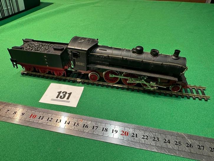131 Rivarossi stoomlok 2C1 met tender voor de knutselaar, Hobby en Vrije tijd, Modeltreinen | H0, Gebruikt, Locomotief, Gelijkstroom