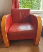 Op zich mooie stoel, leuke opknapper misschien?, Ophalen, Gebruikt, Leer