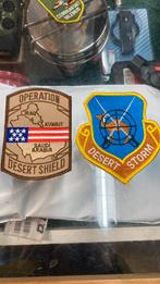 Badges operation desert storm en shield, Verzamelen, Militaria | Algemeen, Amerika, G, G, G