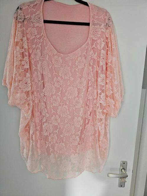 Leuke kanten blouse 46/48, Kleding | Dames, Tops, Nieuw, Maat 46/48 (XL) of groter, Korte mouw, Ophalen of Verzenden
