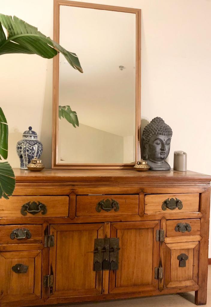 Antiek Dressoir - Massief Hout, Huis en Inrichting, Kasten | Dressoirs, Zo goed als nieuw, 100 tot 150 cm, 75 cm of meer, Met lade(s)