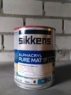 Restant rode Sikkens Alphacryl Pure Mat SF Muurverf, Ophalen, Nieuw, Verf, Minder dan 5 liter