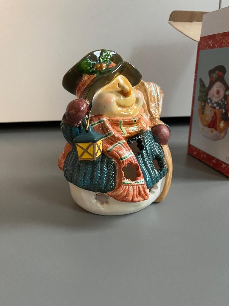 KERST decoratie windlichtje, Diversen, Kerst, Ophalen, Zo goed als nieuw