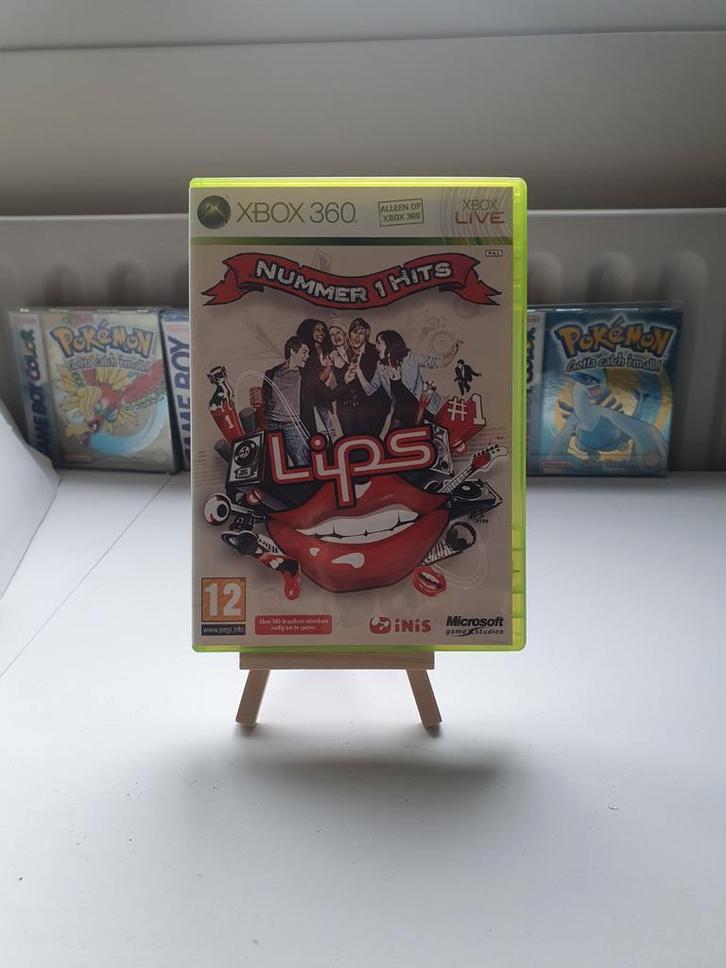 Lips: Nummer 1 Hits - Xbox 360 (Zonder Handleiding), Spelcomputers en Games, Games | Xbox 360, Gebruikt, Muziek, 2 spelers, Vanaf 12 jaar