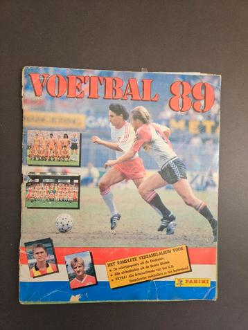 Panini: VOETBAL 89 (album mét Romario, Gullit, Van Basten) beschikbaar voor biedingen
