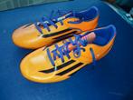 Adidas F10 Voetbalschoenen - Oranje/Blauw, Maat XS of kleiner, Ophalen of Verzenden, Gebruikt, Schoenen