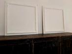 Grote ecru houten lijsten met hardboard plaat 85 x 85, Ophalen, Zo goed als nieuw, 75 tot 100 cm, 75 cm of meer