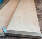 4 lange wandplanken met bevestiging Ekby Järpen, Huis en Inrichting, Ophalen, Zo goed als nieuw