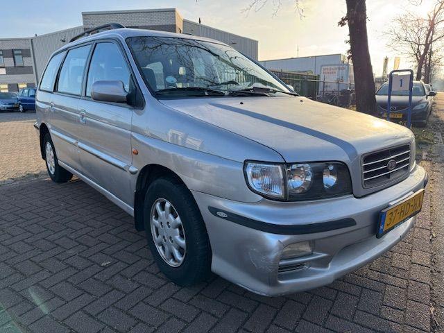 Kia Joice 2.0 LS Automaat 7persoons Airco (bj 2001), Auto's, Kia, Bedrijf, Te koop, Joice, Airbags, Airconditioning, Alarm, Centrale vergrendeling