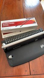 Bindingmachine met binding combs, Ophalen of Verzenden, Zo goed als nieuw