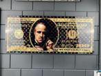 The Godfather dollar plexiglass schilderij, Antiek en Kunst, Ophalen of Verzenden