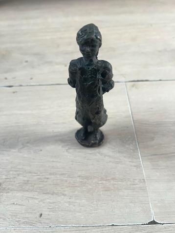 Bronzen Beeldje Meisje - Kunstobject Sculptuur Klein Formaat beschikbaar voor biedingen