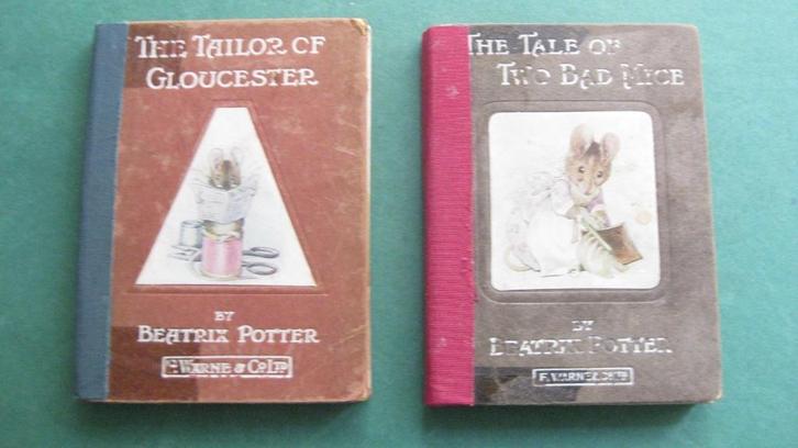 2 deeltjes Beatrix Potter (1903/04), Antiek en Kunst, Antiek | Boeken en Bijbels, Ophalen of Verzenden