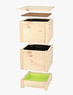 Wormencomposter van hout – Nieuw in doos, Tuin en Terras, Ophalen, Zo goed als nieuw, Hout, Tuin