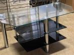 Televisie Tafel TV tafel van Glas en chroom, Ophalen, Zo goed als nieuw