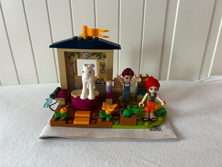 LEGO Friends Ponywasstal 41696 - Compleet, Kinderen en Baby's, Speelgoed | Duplo en Lego, Zo goed als nieuw, Lego, Complete set