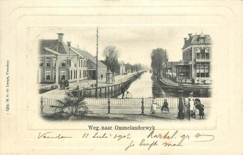(304-095-043) Veendam Weg naar Ommelanderwijk, Verzamelen, Ansichtkaarten | Nederland, Groningen, Verzenden