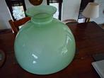 Pracht vintage glazen lampekap. Diameter 40 cm, hoogte 28cm, Huis en Inrichting, Woonaccessoires | Vazen, Ophalen, Minder dan 50 cm