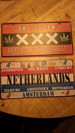 2 Decoratieve Bordjes - Amsterdam & Nederland, Verzamelen, Ophalen of Verzenden, Gebruikt