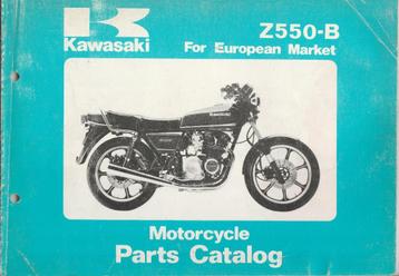 Kawasaki Z550 B Parts List (2114z) beschikbaar voor biedingen