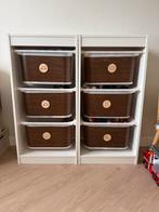 IKEA trofast DIY wit walnoot, Huis en Inrichting, Ophalen, Minder dan 50 cm, Kunststof, Zo goed als nieuw