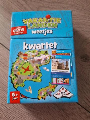 Vakantielanden Weetjes Kwartet – Leuk & Leerzaam!  beschikbaar voor biedingen
