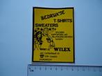 sticker Dordrecht vintage WILEX strip retro sweater, Verzamelen, Stickers, Verzenden